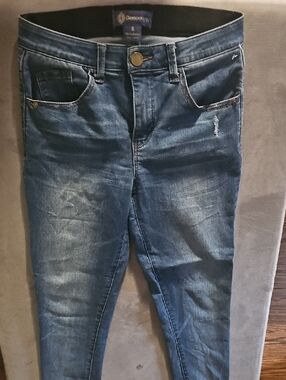 Democracy Absolution Women’s Skinny Jeans in Dark Blue Wash